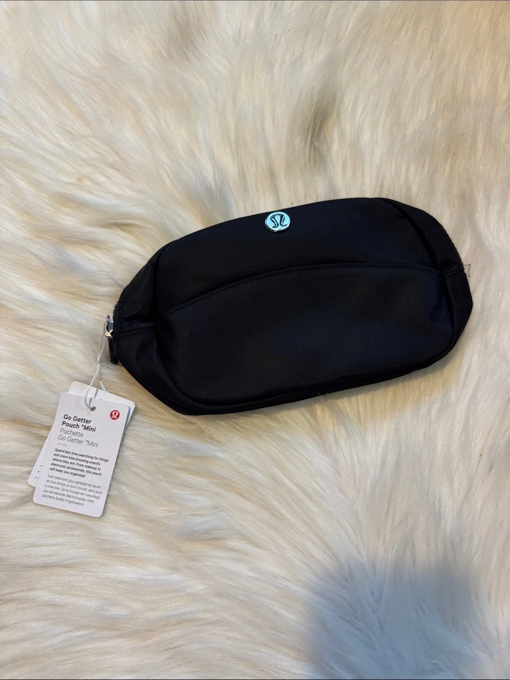 🆕 LULULEMON Go Getter Pouch NWT Black / Silver